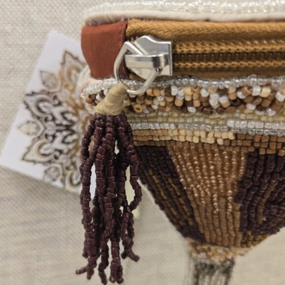 Espresso Martini Beaded Handbag From India to You Tik Tok Viral RARE NWT - Picture 3 of 5